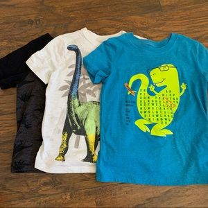 4T Dinosaur T-Shirt Bundle
